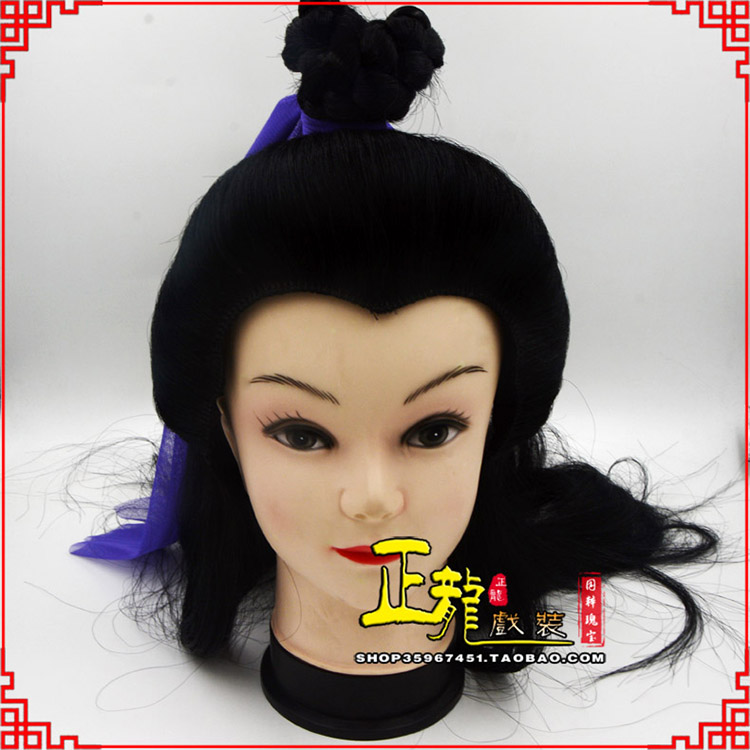 广陵小生头套董永头套古装假发青年头套