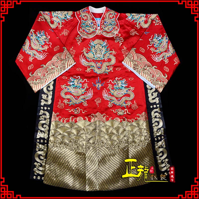 广陵皇帝蟒袍全金八宝团龙蟒